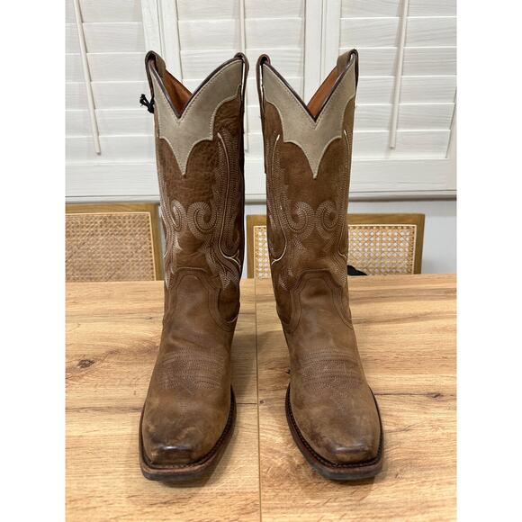 Idyllwind Lawless Western Performance Boots Brown Leather Size 6.5 Lightly Worn - Picture 4 of 16